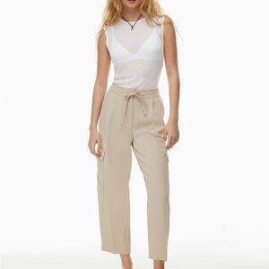 Wilfred Shift Cargo Pants Hummus Beige Japanese Fabric